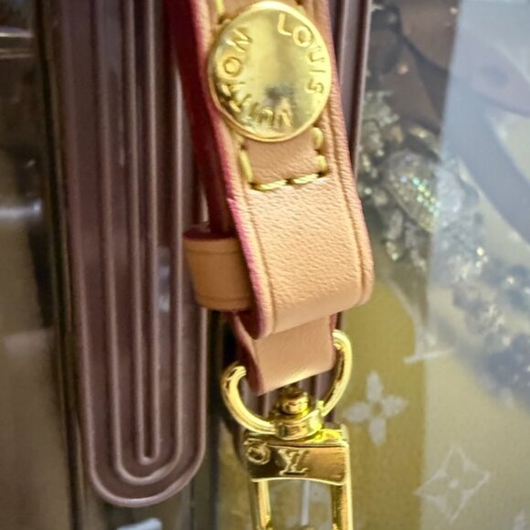 Double Pochette Denim-Powder Pink Crossbody-Brand New Never Used! - Picture 6 of 6